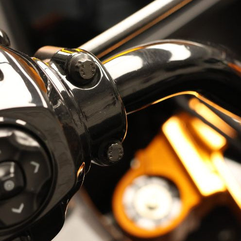 Black ARP Hand Control Bolt Kit for 2024-Up Touring & 2025-Up M8 Softails