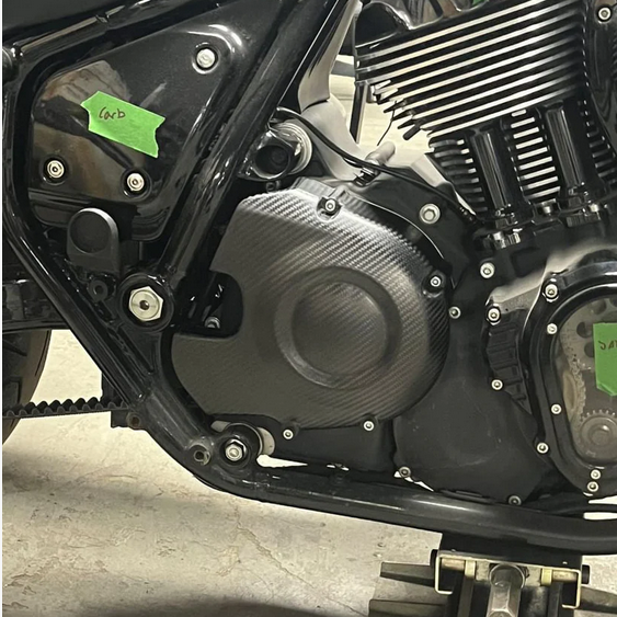 Carbon Fiber Sprocket Cover for Indian Chief 22+