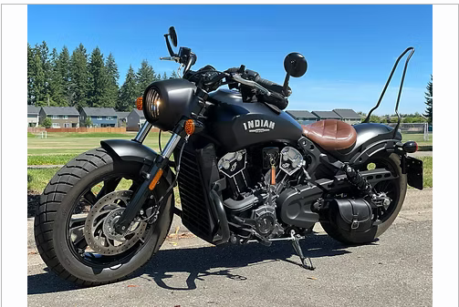 Indian Touring and Chief "Full Nude" Sissy Bar