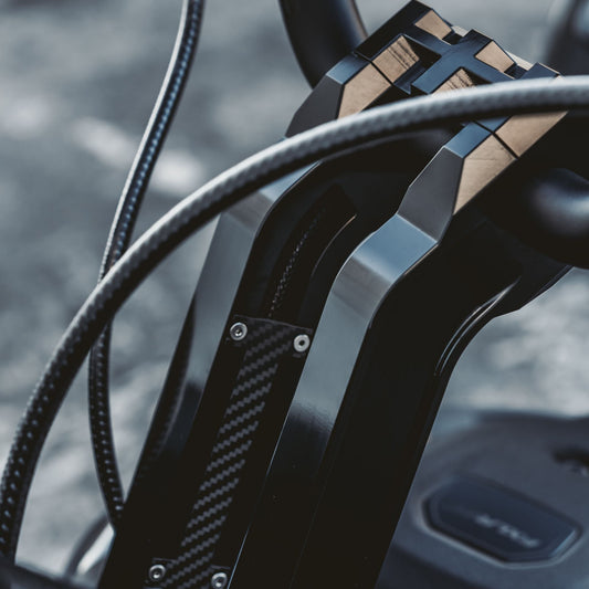 OG Risers Carbon Fiber Wires Bracket - Original Garage Moto