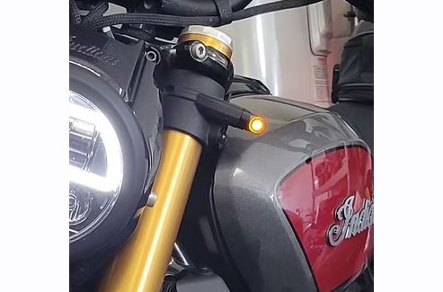 Micron Turn Signals for Indian FTR Front/Rear (integrated load regulator)