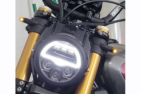 Micron Turn Signals for Indian FTR Front/Rear (integrated load regulator)