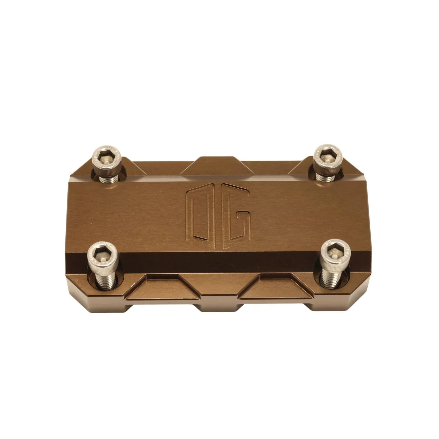 Bronze OG riser top clamp for Harley-Davidson, Lawless Garage custom motorcycle part, Quebec