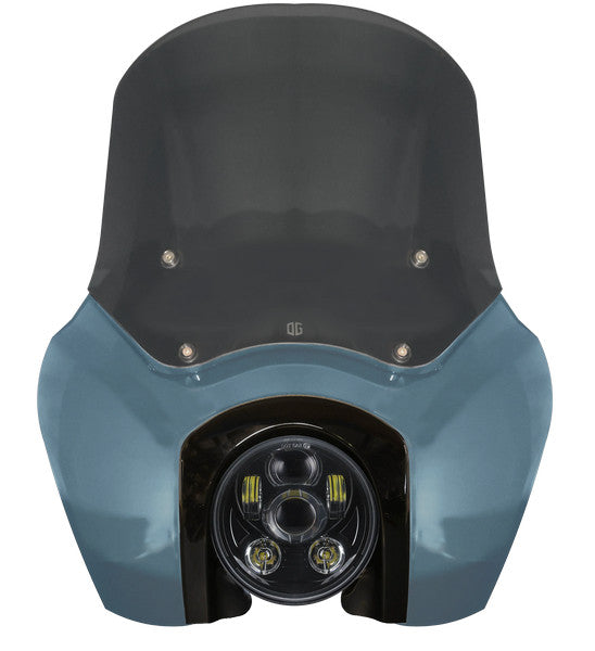 Kit de carénage complet T-Sport OG Softail Low Rider S - Bleu peau de requin