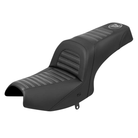 Selle fine Saddlemen Forever Rad Pro Series (longueur standard) pour modèles PowerPlus : Indian Challenger, Pursuit PP Chieftain, PP Roadmaster.