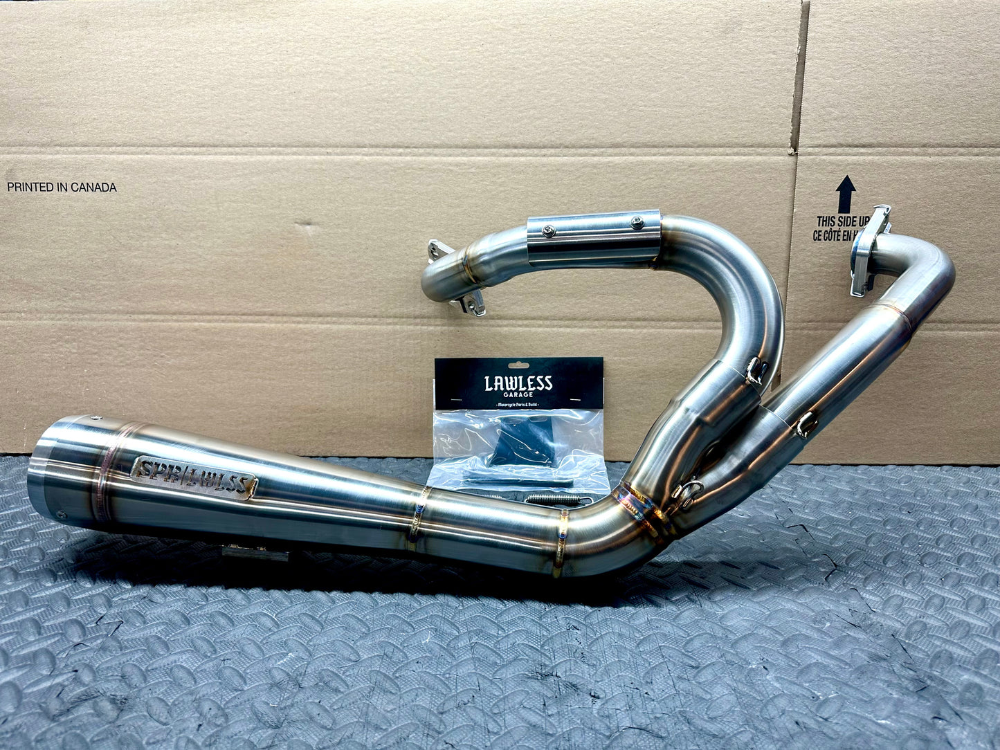2 into 1 exhaust for INDIAN SCOUT 2025+