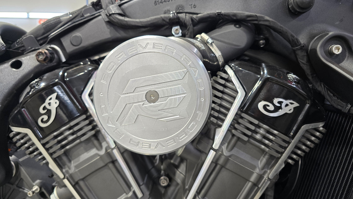 S&S Indian Challenger PowerPlus Intake with Forever Rad FR Logo Style Cover