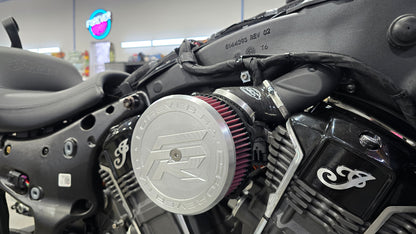 S&S Indian Challenger PowerPlus Intake with Forever Rad FR Logo Style Cover