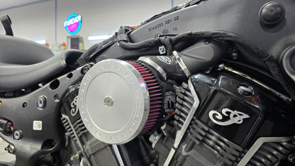 Admission d'air S&S Indian Challenger PowerPlus avec cache Forever Rad Script
