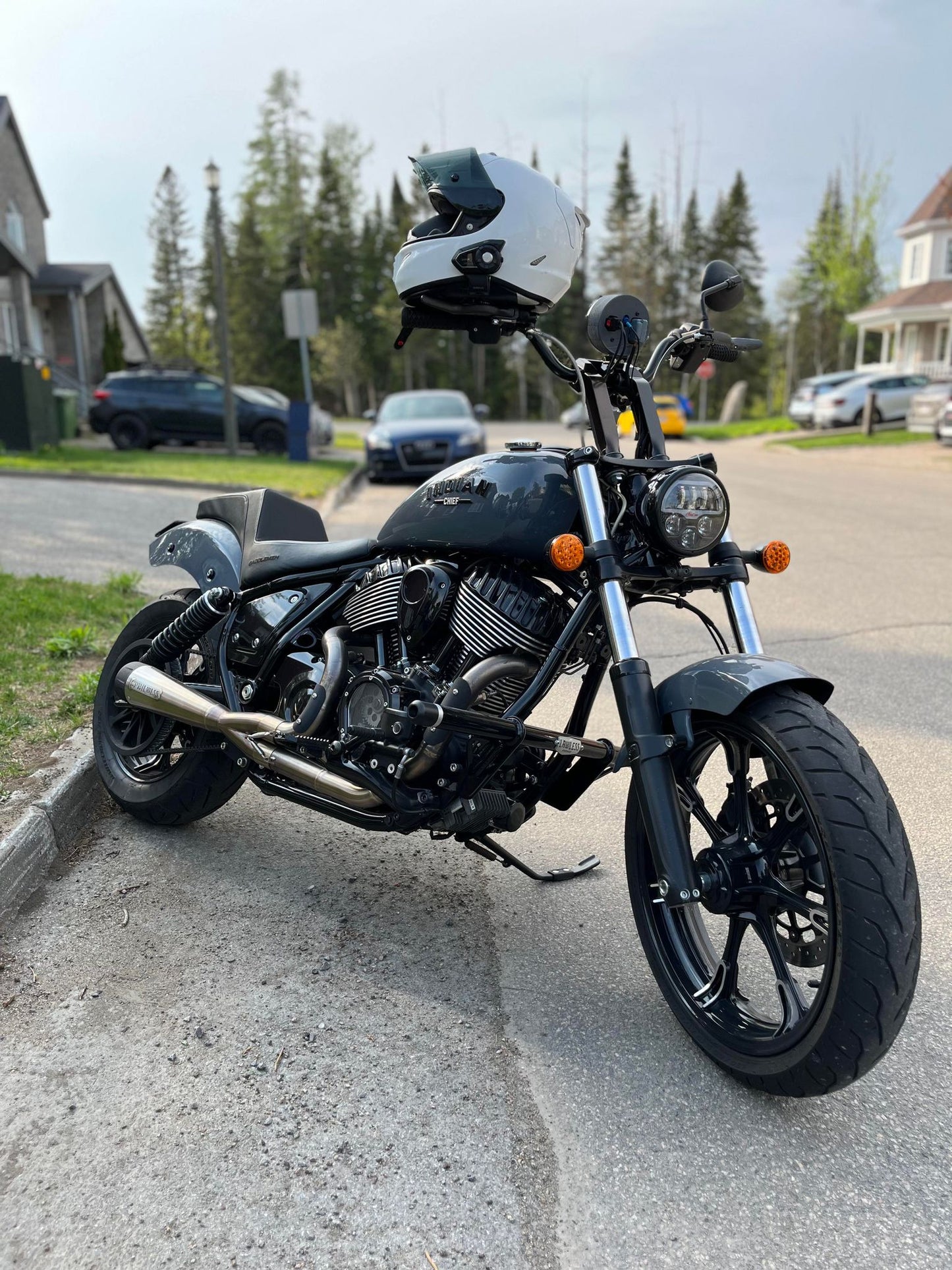 2 into 1 exhaust for INDIAN CHIEF 2022+
