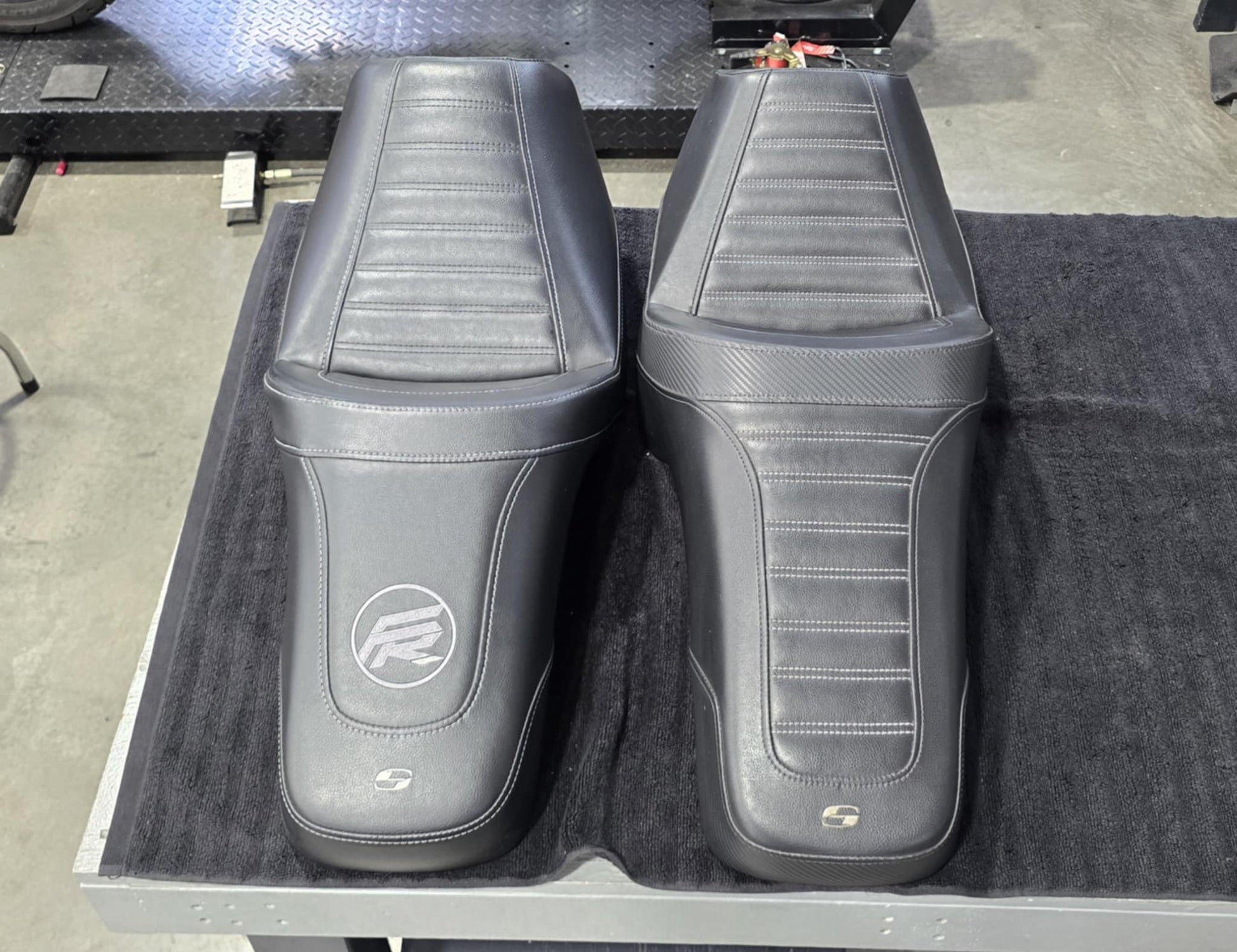 Saddlemen Forever Rad Pro Series slim seat (2"Reduced reach) For PowerPlus models. Indian Challenger, Pursuit PP Chieftain,PP roadmaster.