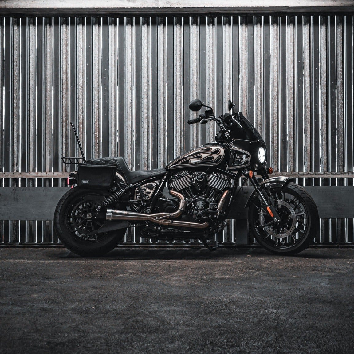 2 into 1 exhaust for INDIAN CHIEF 2022+
