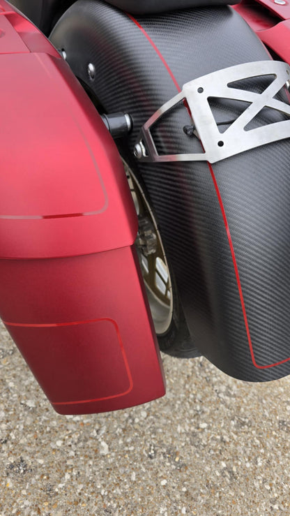 Supports de sacoches Forever Rad pour motos Indian 2014+