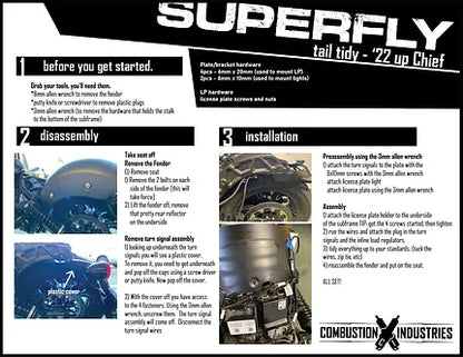 Superfly Tidy Tail For '22-up Indian Chief (indicators sold separately) (w)