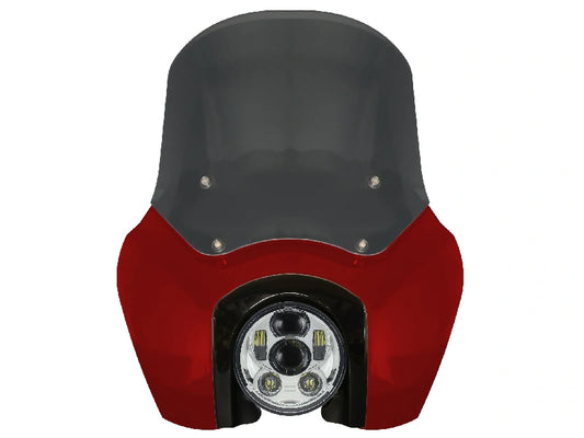 Kit de carénage complet T-Sport OG Softail Low Rider S - Rouge brillant 