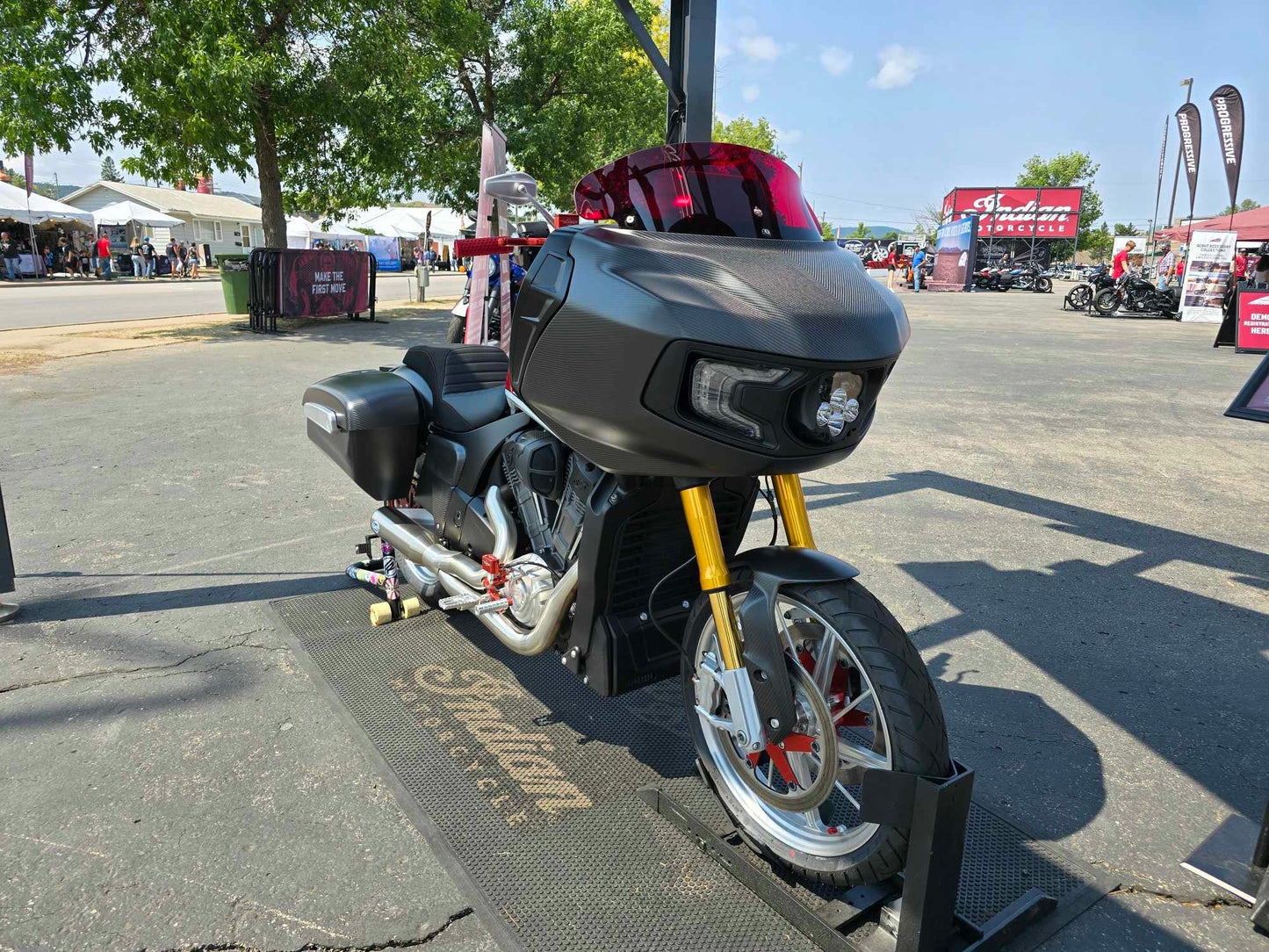 Forever Rad Custom Dynamics Shark Demon Headlight for Indian Challenger & Pursuit