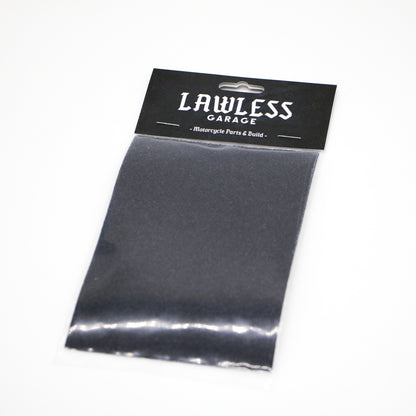 Lawless Garage branded motorcycle part packaging, Harley-Davidson custom shop Quebec