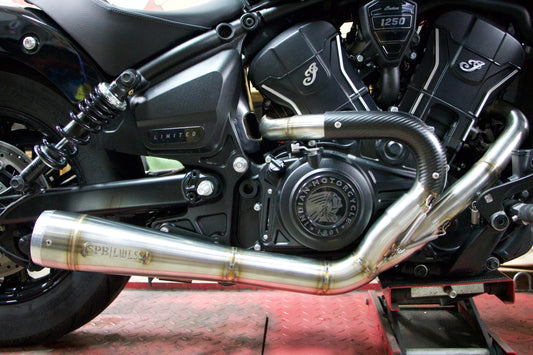 2 into 1 exhaust for INDIAN SCOUT 2025+