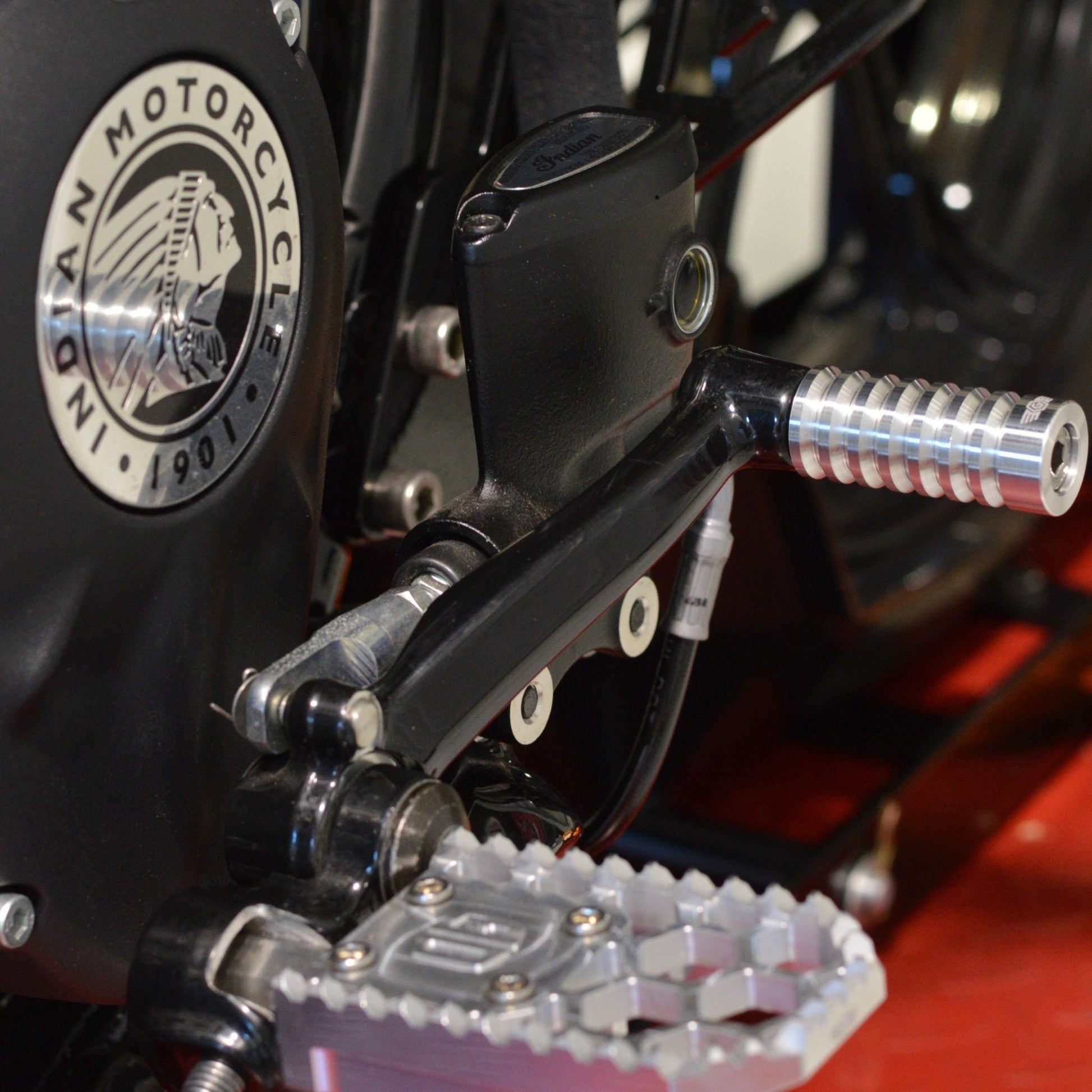 Indian Motorcycle Foot Peg Brake Pedal
