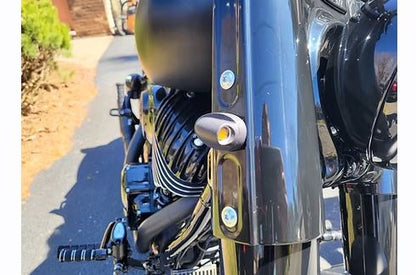 Micron Front Turn Signals For Indian Chief Bobber
