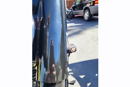 Micron Front Turn Signals For Indian Chief Bobber