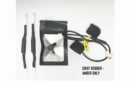 Micron Front Turn Signals For Indian Chief Bobber