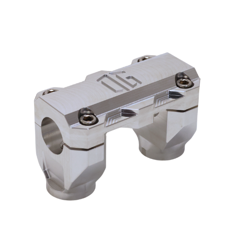 OG 2 inch Straight Risers in Black for Harley Davidson, ideal for racing and street applications