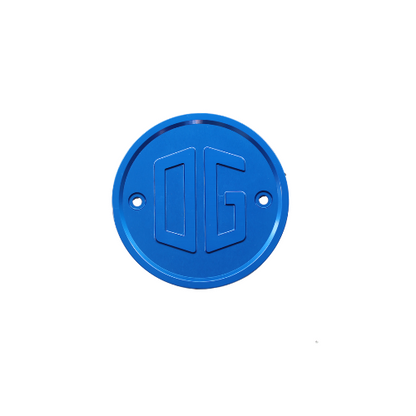 Gauge Block Off Plate Blue