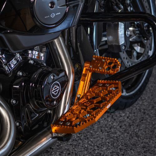Harley Davidson Touring Bagger Mini Brake Pedal Gripper kit for Adjustable Brake Arm