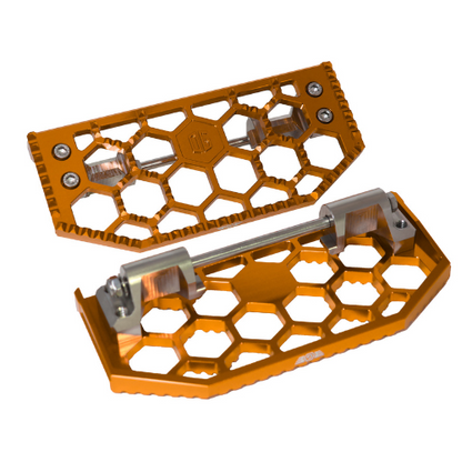 Indian Challenger Bagger Floorboards Orange