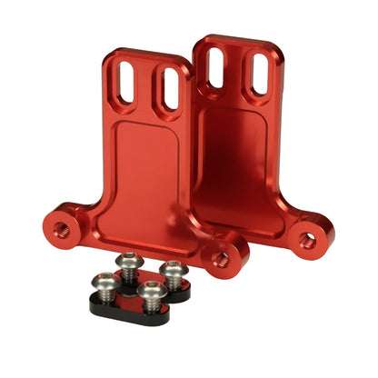 Original Garage Moto Replacement Bagger Fender Billet Red Bracket Kit 