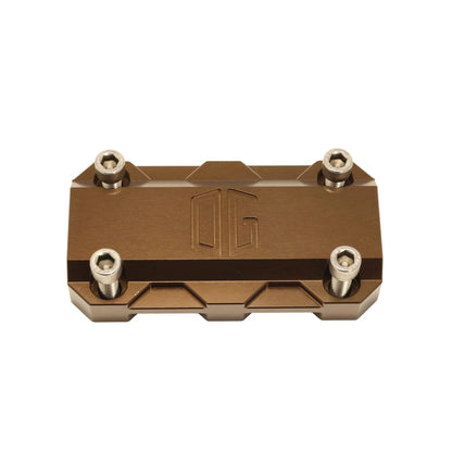 Bronze OG riser top clamp for Harley-Davidson, Lawless Garage custom motorcycle part, Quebec