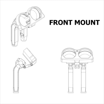Harley-Davidson Road Glide billet gauges bezel front mount for custom motorcycle, Lawless Garage Quebec, performance upgrades