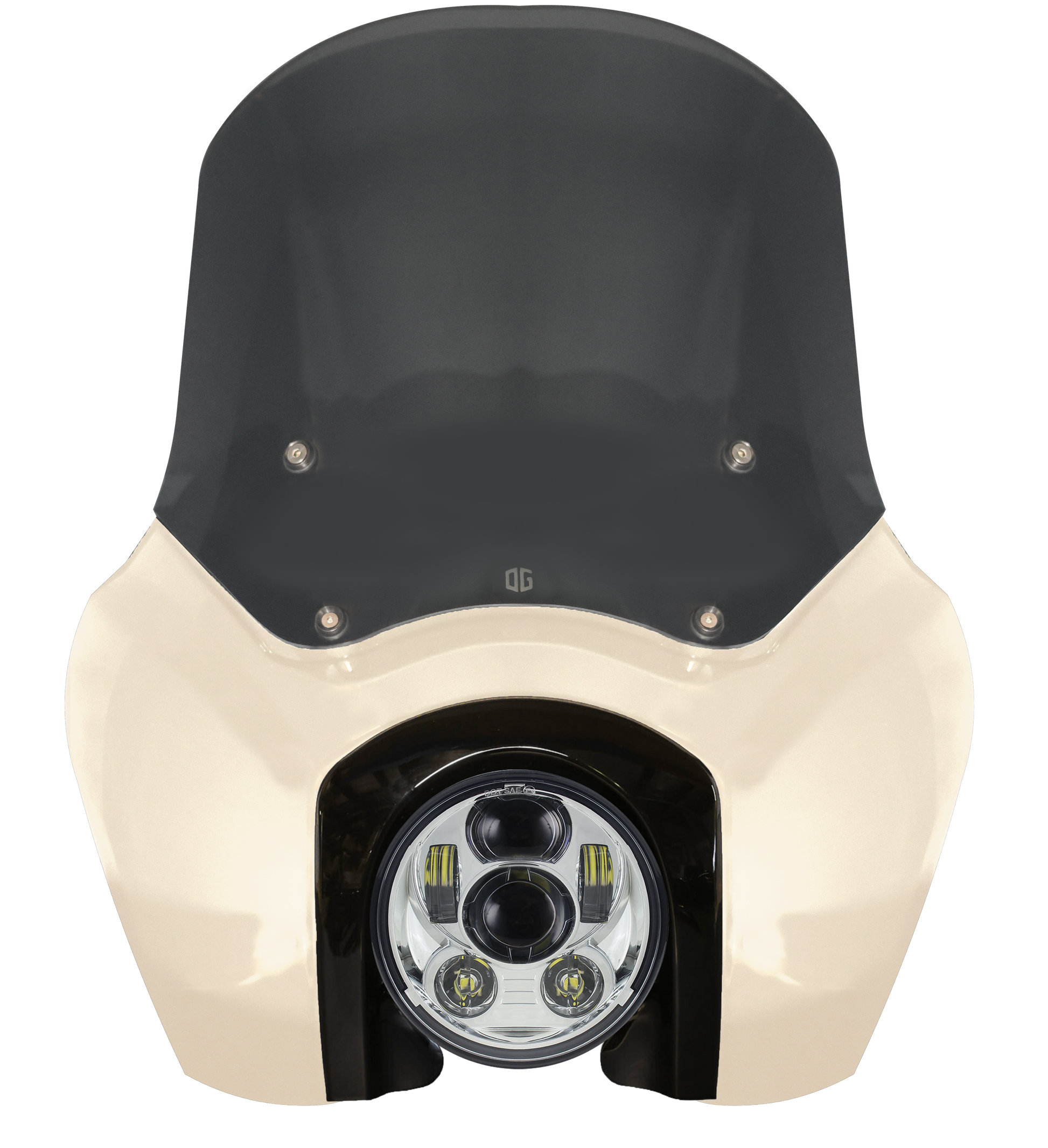 OG Softail Low Rider S Complete T-Sport Fairing Kit - White Sand Pearl - Original Garage Moto