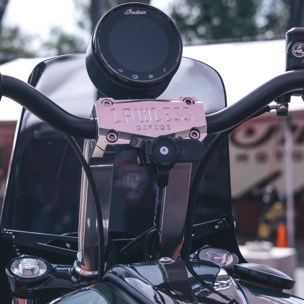 Indian Motorcycles Chief Raw Aluminium Billet Gauge Pod