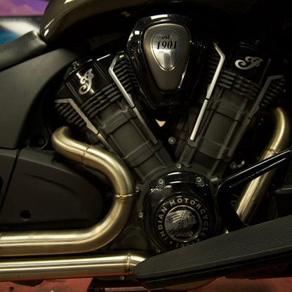 2 into 1 exhaust for Indian Powerplus 2020+