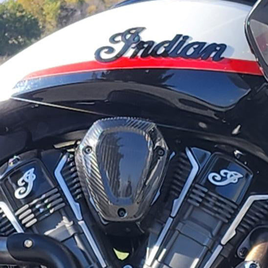 Carbon Fiber ignition cover for Indian Challenger