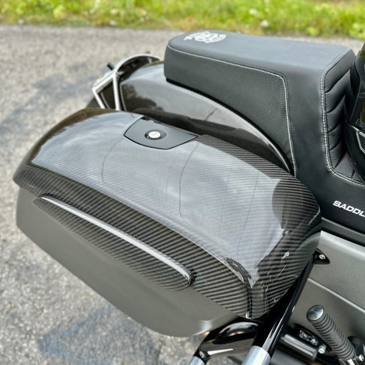 Carbon fiber saddlebag Lids