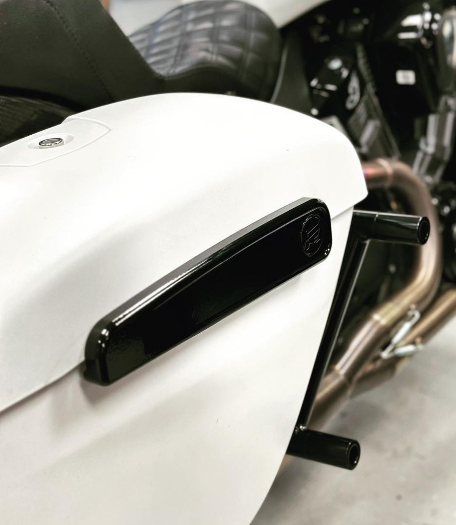 Forever Rad Indian saddlebag hinge covers