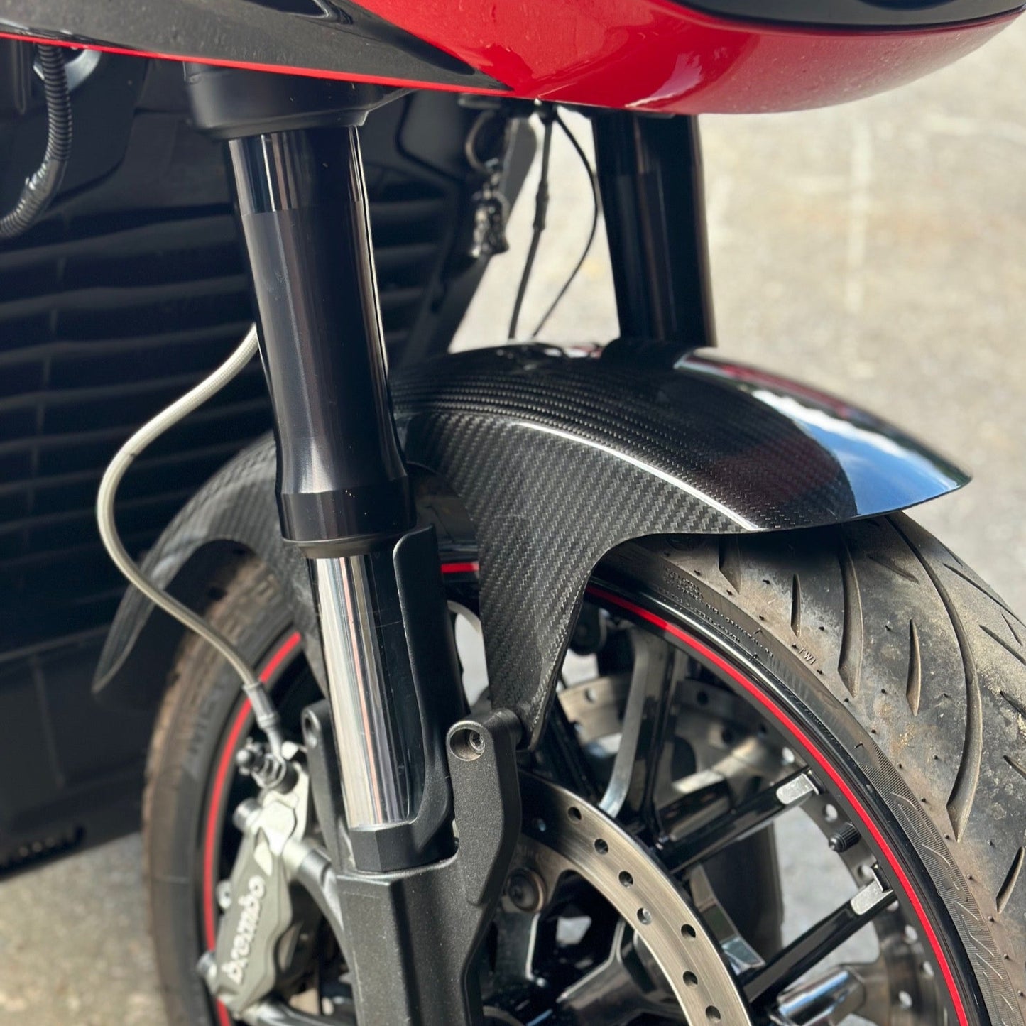 Carbon fiber Sport Front Fender for SportChief and Challenger