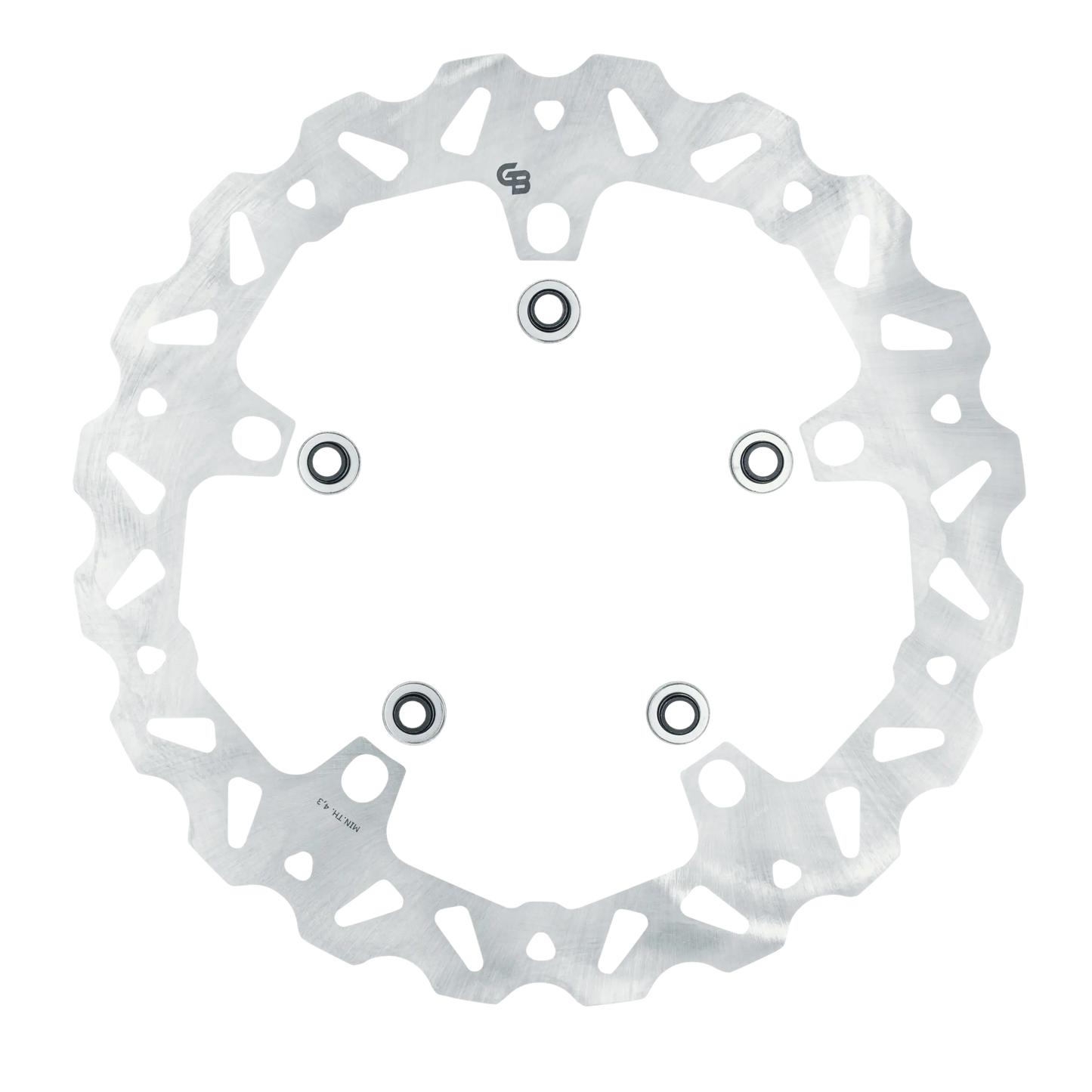 320MM Solid Mount Wave Rotor - Front