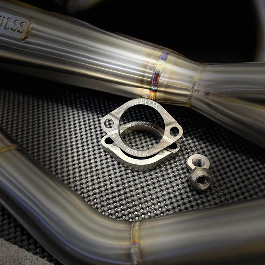 Billet stainless steel exhaust flanges