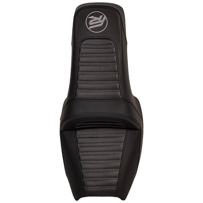 Selle fine Saddlemen Forever Rad Pro Series (portée réduite de 5 cm) pour modèles PowerPlus : Indian Challenger, Pursuit PP Chieftain, PP Roadmaster.