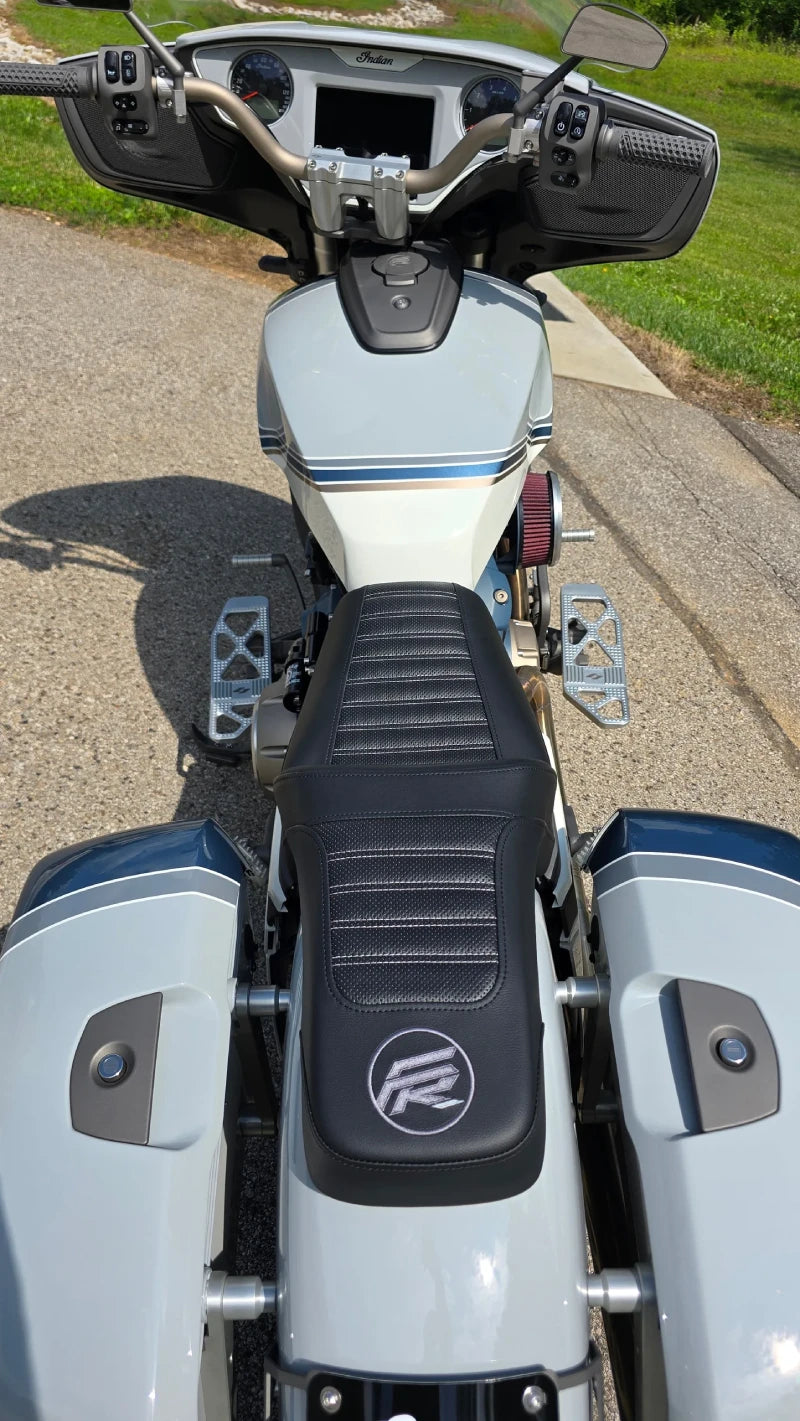 Saddlemen Forever Rad Pro Series slim seat (Standard reach)  For PowerPlus models. Indian Challenger, Pursuit PP Chieftain,PP roadmaster.