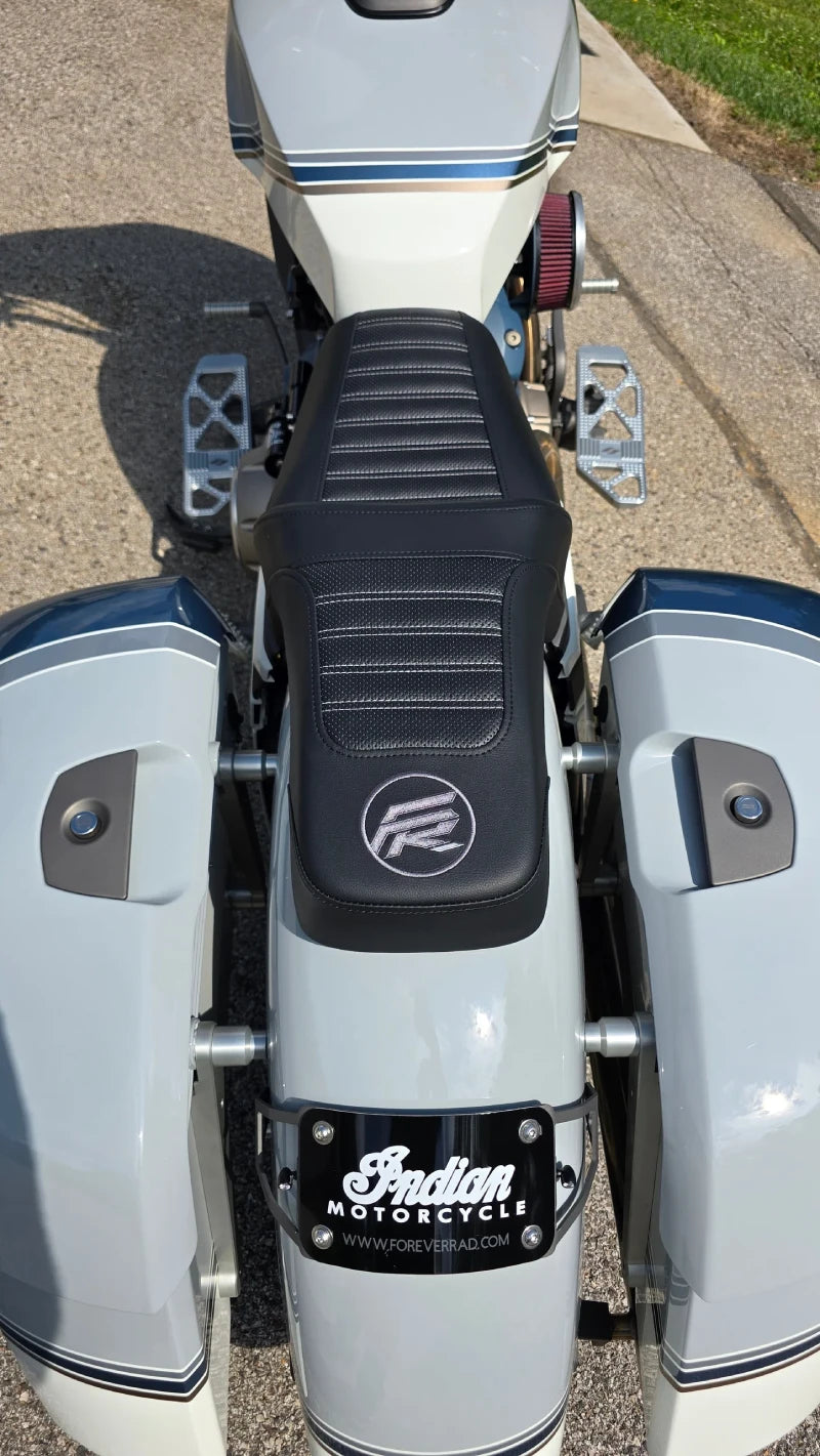 Saddlemen Forever Rad Pro Series slim seat (Standard reach)  For PowerPlus models. Indian Challenger, Pursuit PP Chieftain,PP roadmaster.