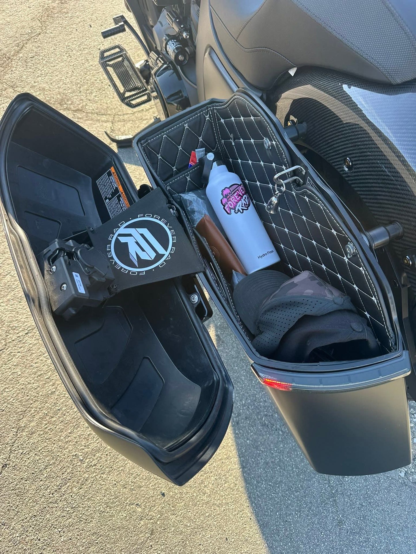 Forever Rad Saddlebag Tethers For Indian Challenger, Chieftain, Springfield