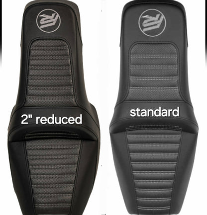Selle fine Saddlemen Forever Rad Pro Series (portée réduite de 5 cm) pour modèles PowerPlus : Indian Challenger, Pursuit PP Chieftain, PP Roadmaster.