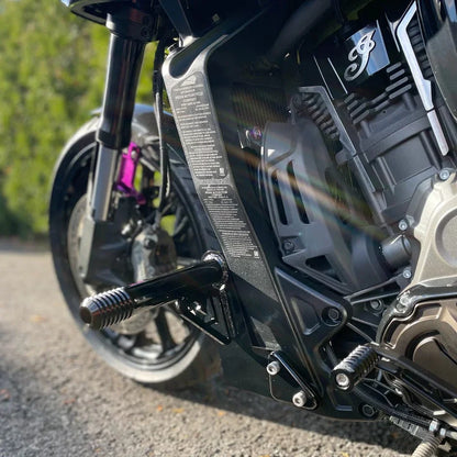 Custom Harley-Davidson motorcycle engine close-up, performance upgrades, Quebec Canada shop