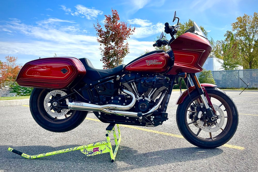 Lowrider ST saddlebag bracket